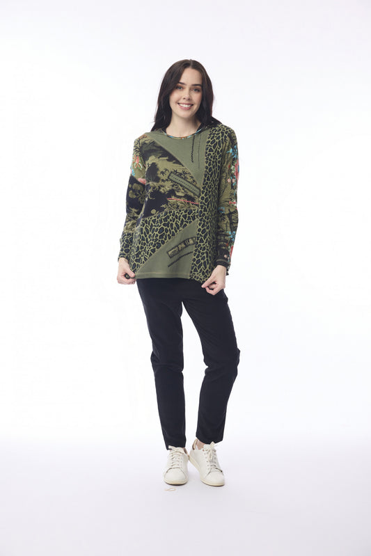 Orientique Keqioa Patch Top