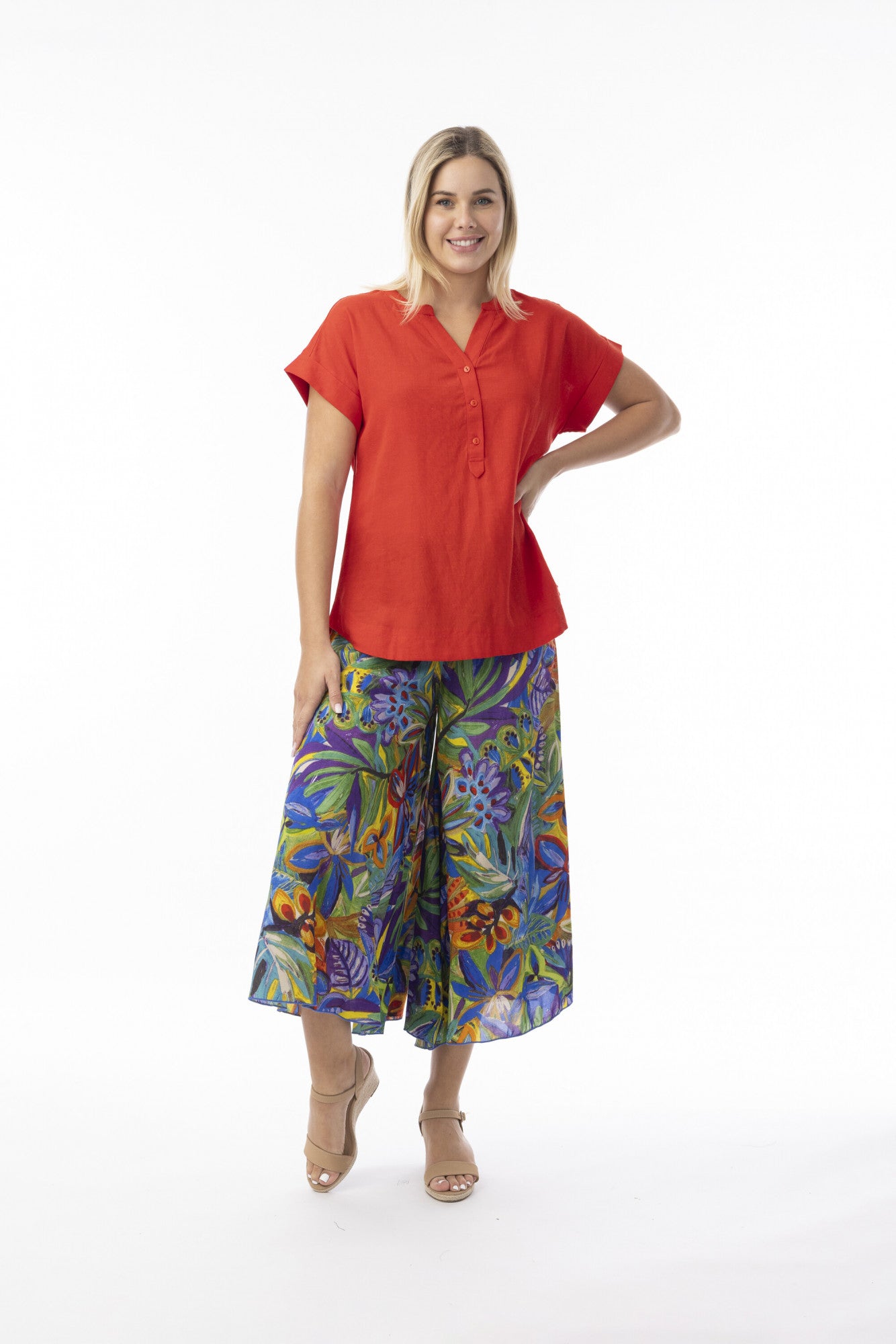Orientique Zapallar Rayon Pants