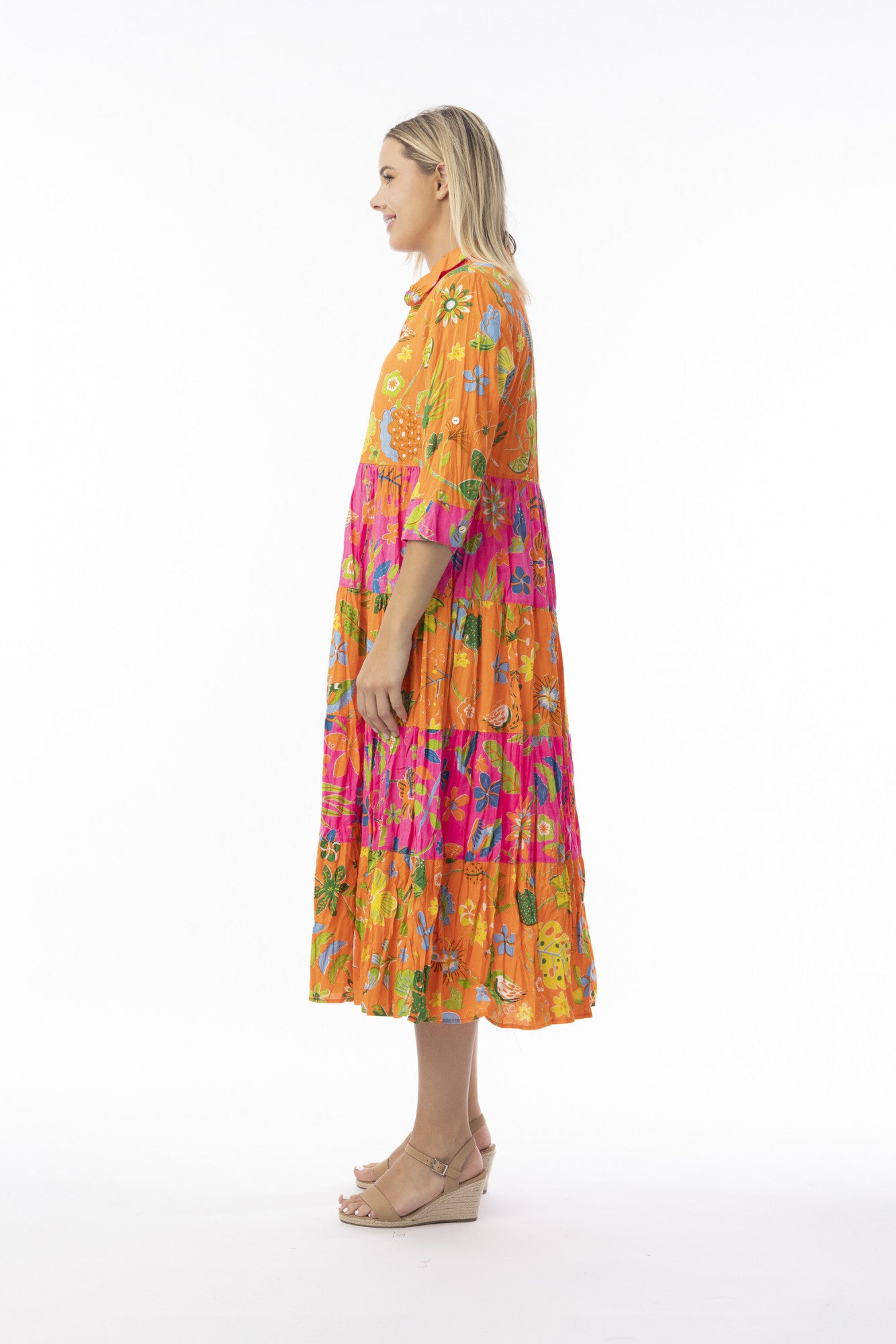 Orientique Organic Cotton Miraflores Maxi Dress