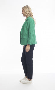 Orientique Organic Cotton Blazer (Green or Navy)