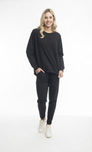 Orientique French Terry Pants ( Navy)