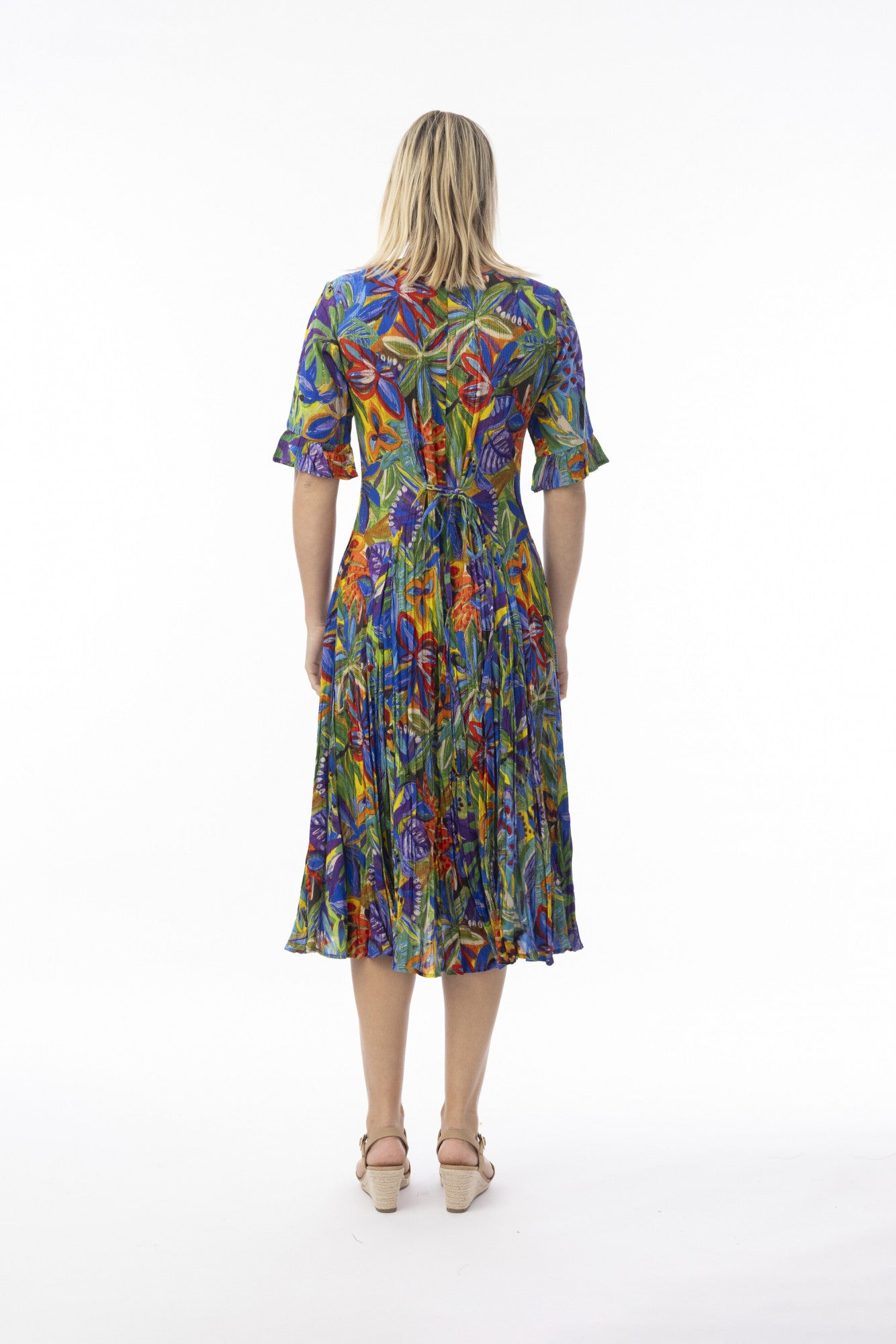 Orientique Zapallar Godet dress