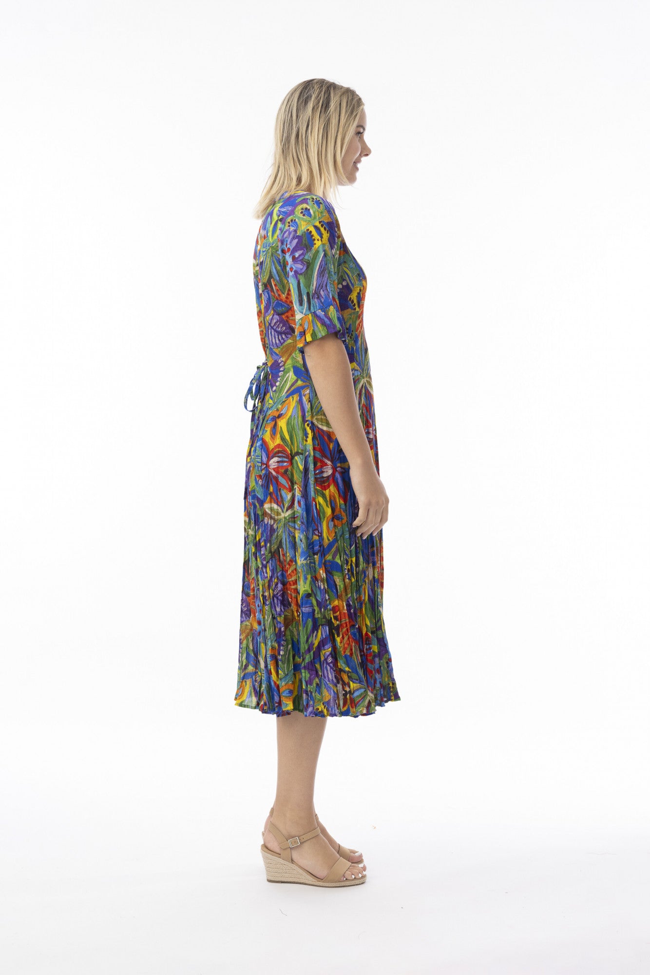 Orientique Zapallar Godet dress