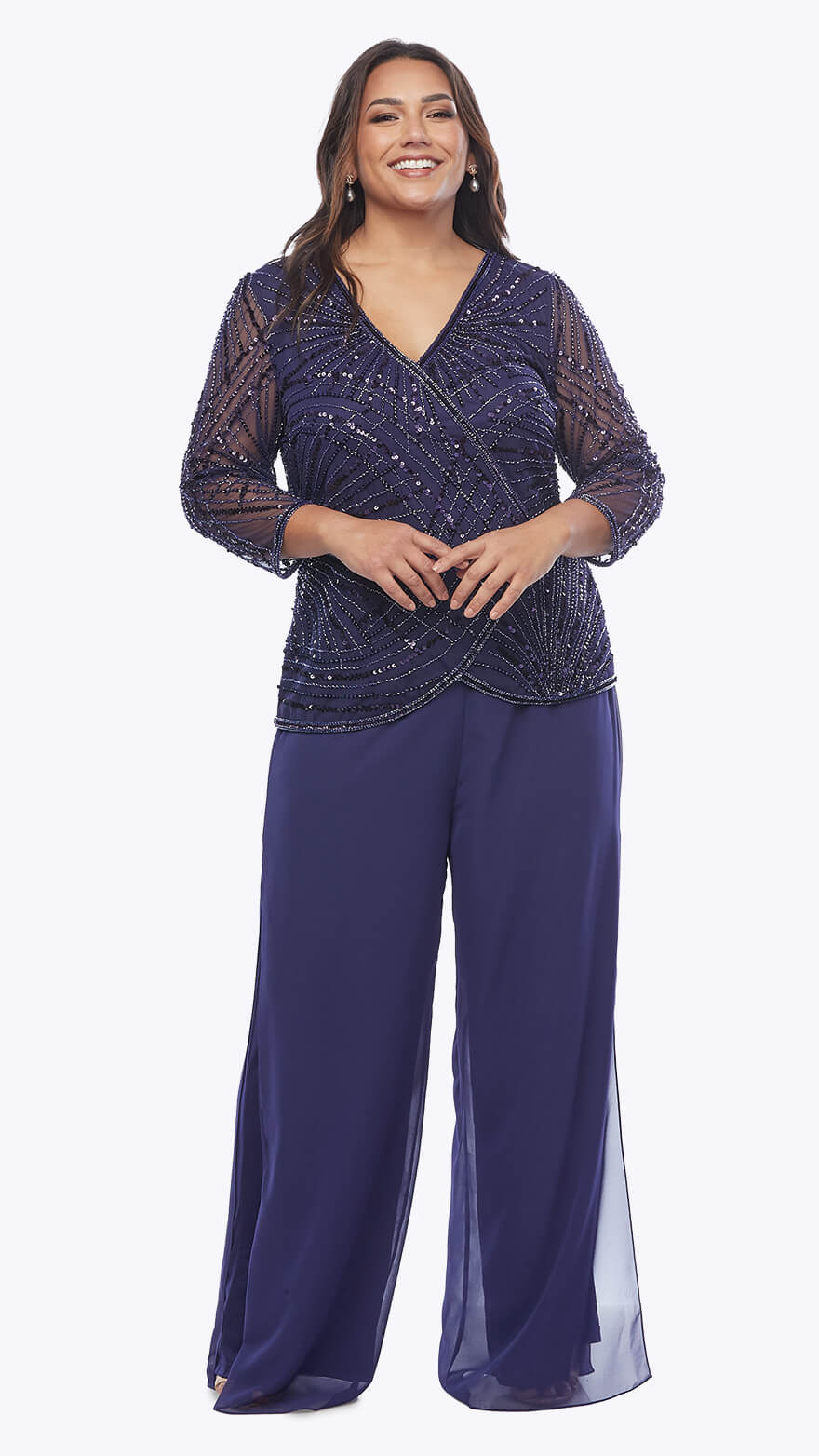 Layla Jones Beaded Top and Pants (Midnight only)