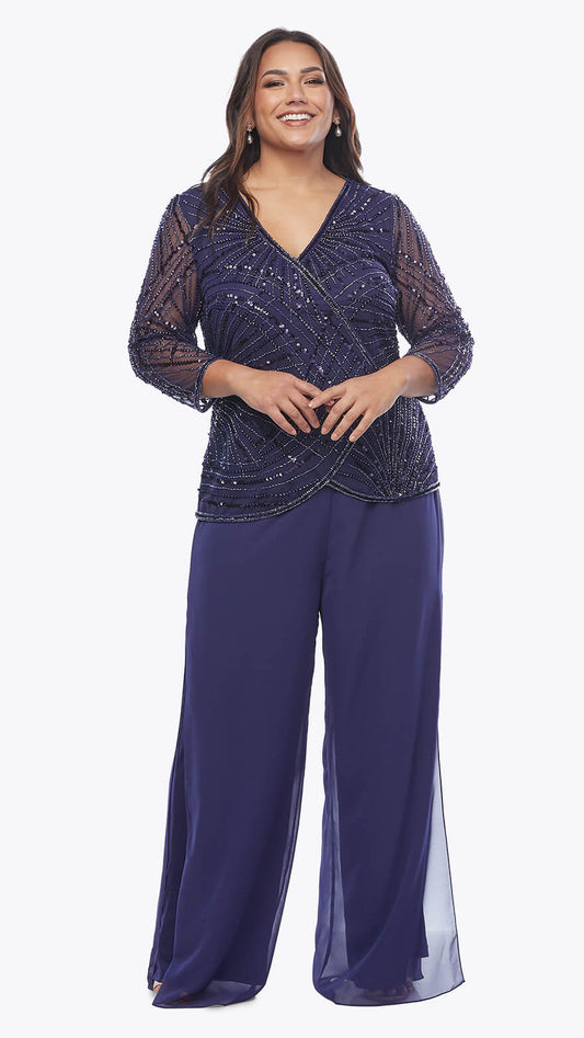 Layla Jones Beaded Top and Pants (Midnight only)