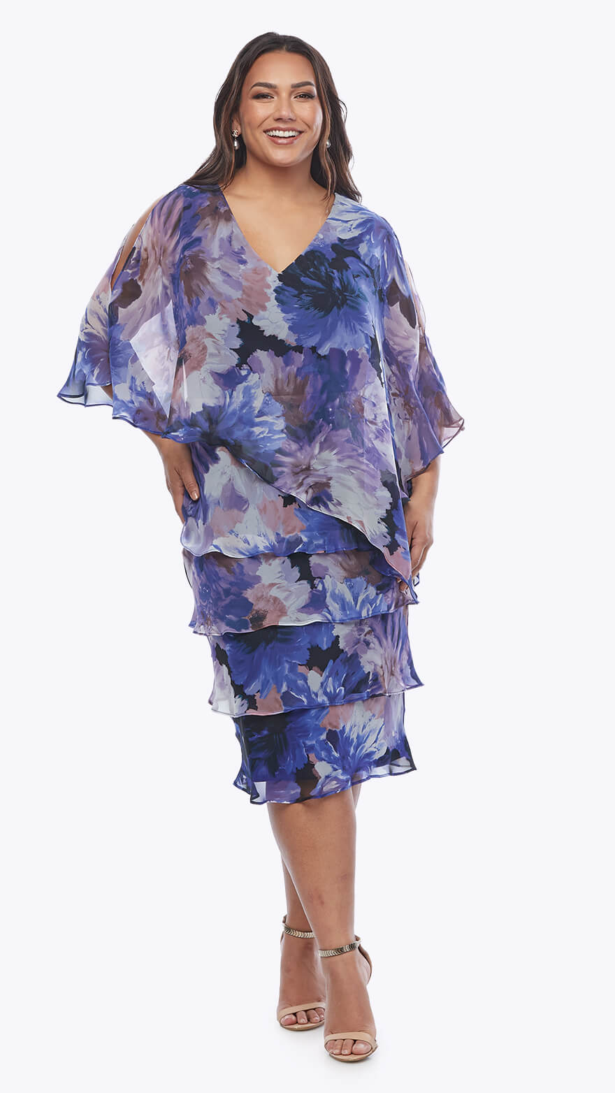 Layla Jones Chiffon Layered dress