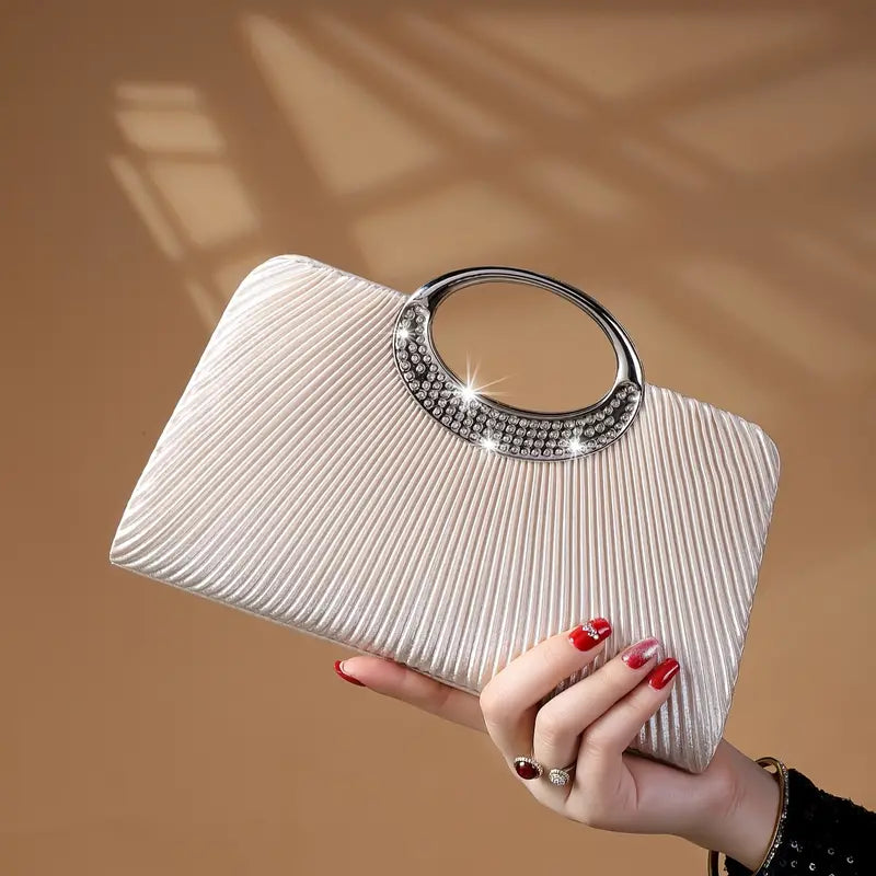 Pleated handbag