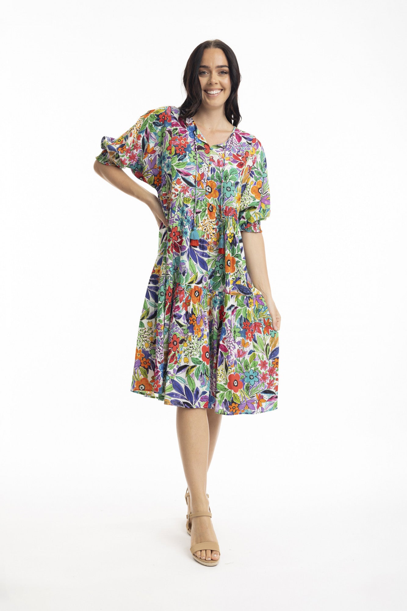 Orientique Rayon Dress