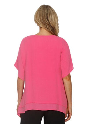 Jillian Breeze Easy Wear Top (Cerise or White)