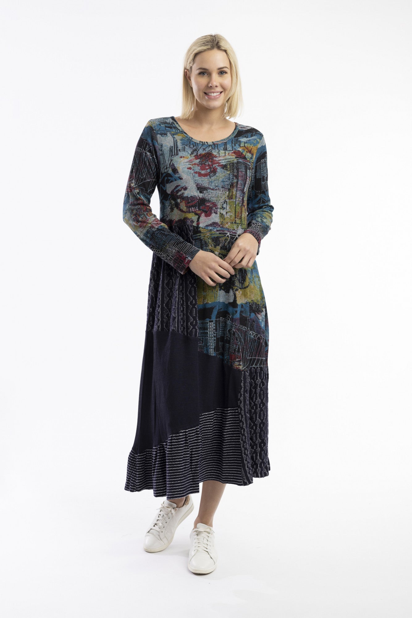 Orientique Stretch Maxi Dress