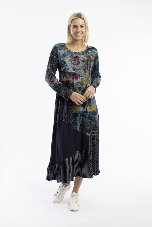 Orientique Stretch Maxi Dress