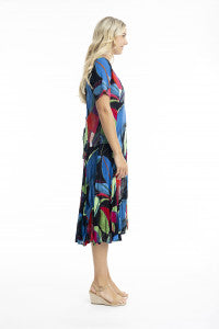 Orientique Seychelles Godet Dress