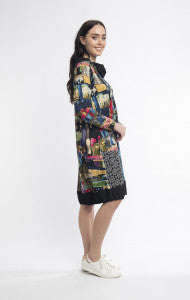 Orientique Patchwork Stretch Dress