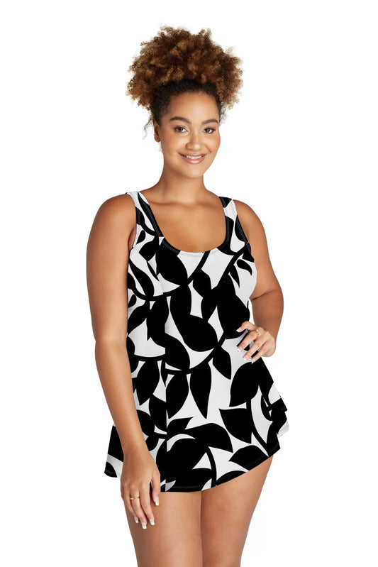 Genevieve Foliage Swimdress