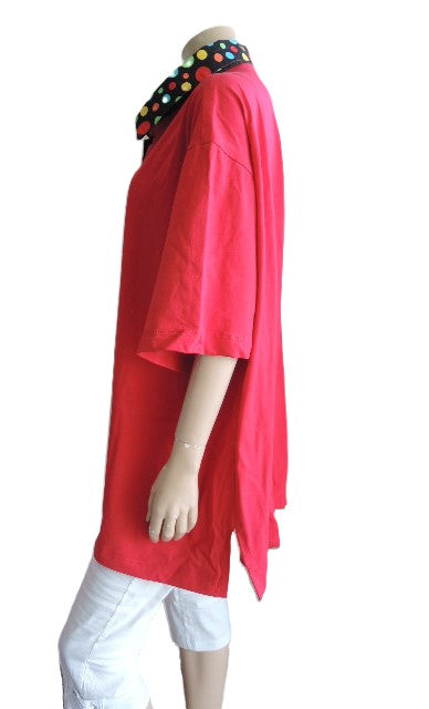 Party Girl Red Polo Top