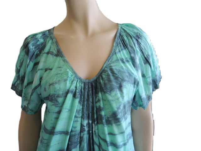 Tie Dyed Rayon Dress (Many Colours)