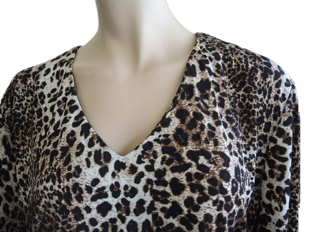 Shelz Animal Print Top