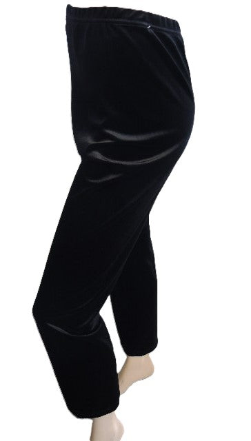 Peer Gynt Slim Leg Velour (Velvet) Pants