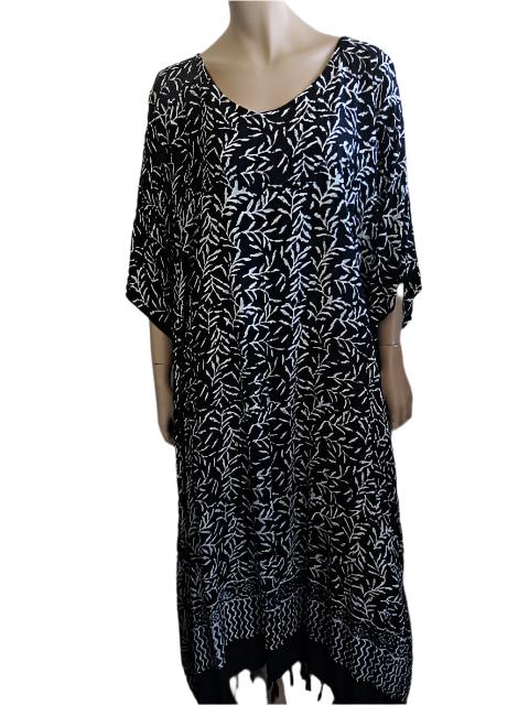 Plusss Long Length Rayon Kaftan (Fits up to Size 28)