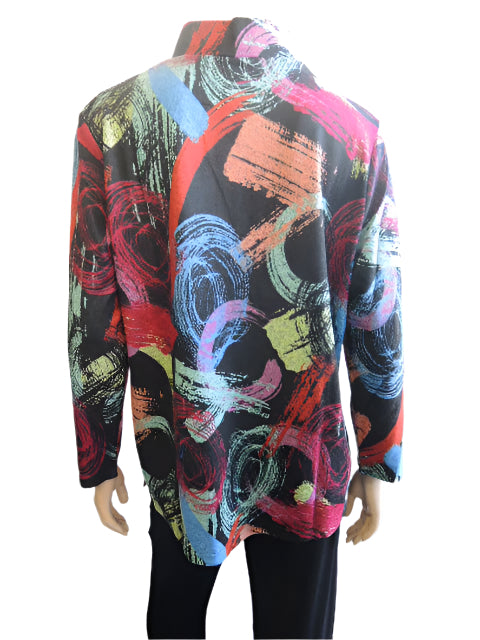 LS Collection Warmer Feel Zip Neck Top