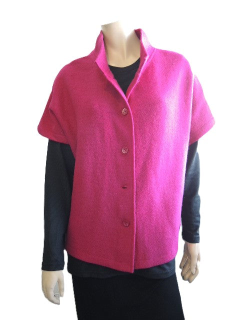 Jillian Boiled Wool Vest