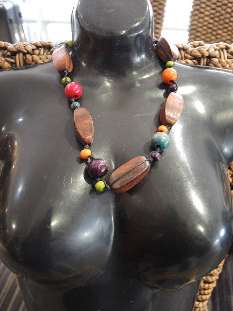Adjustable Length Bead Necklace