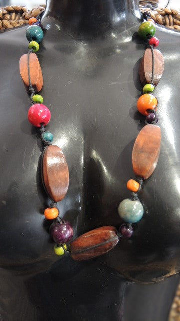 Adjustable Length Bead Necklace