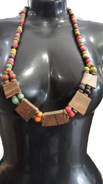 Handmade Wooden Necklace