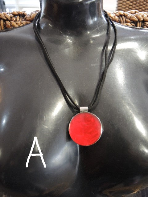 Coloured Acrylic Pendant (Many Colours)