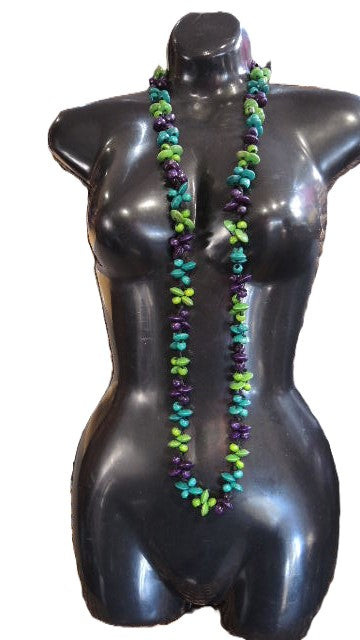 Green and Purple Necklace
