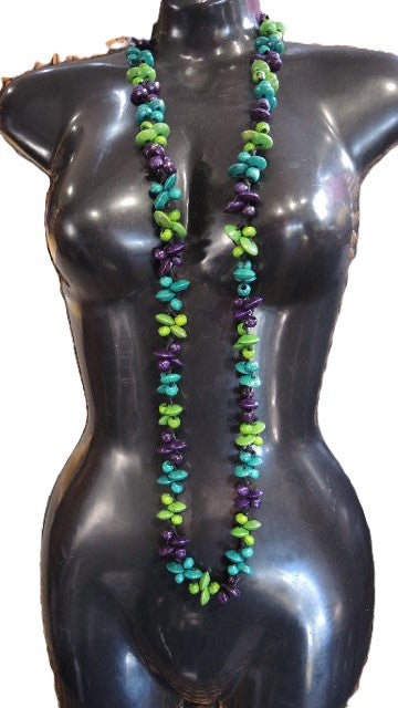Green and Purple Necklace