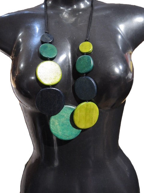 Wooden Circle Necklace