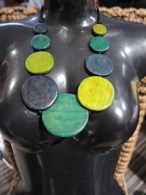 Wooden Circle Necklace