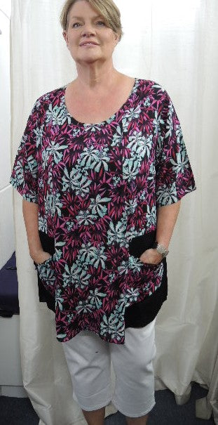 Plusss Crinkle Rayon Top