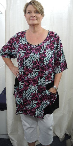 Plusss Crinkle Rayon Top