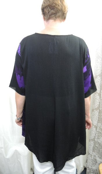 Plusss Crinkle Rayon Longer Top