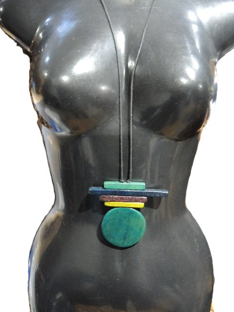 Adjustable Length Wooden Pendant