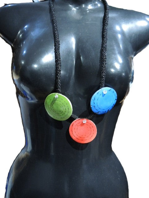 Painted Shell Necklace