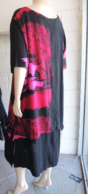 Plusss Crinkle Rayon Dress