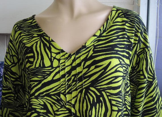 Plusss Longer Length Crinkle Rayon Top