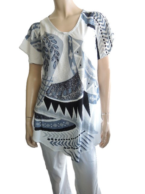 Lightweight Crinkle Rayon Top (size 12-18)