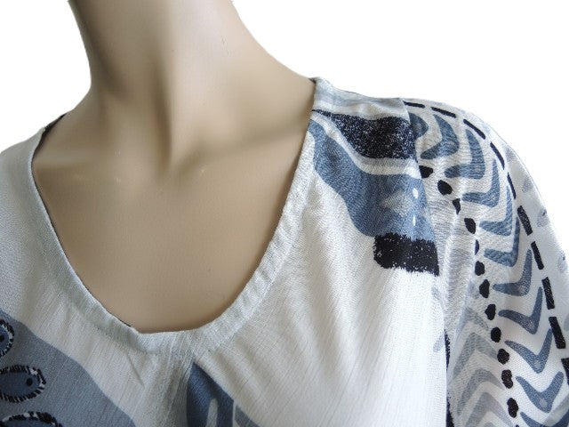 Lightweight Crinkle Rayon Top (size 12-18)