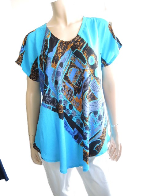 Cool Crinkle Rayon Top (Size 12-18)