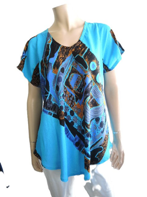 Cool Crinkle Rayon Top (Size 12-18)