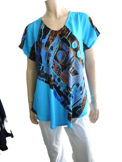 Cool Crinkle Rayon Top (Size 12-18)