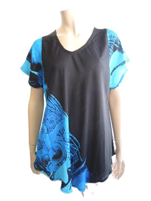 Cool Crinkle Rayon Top (Size 12-18)