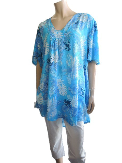 Plusss loose Crinkle Rayon Top