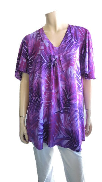 Plusss Crinkle Rayon Top