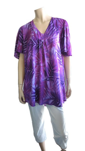 Plusss Crinkle Rayon Top