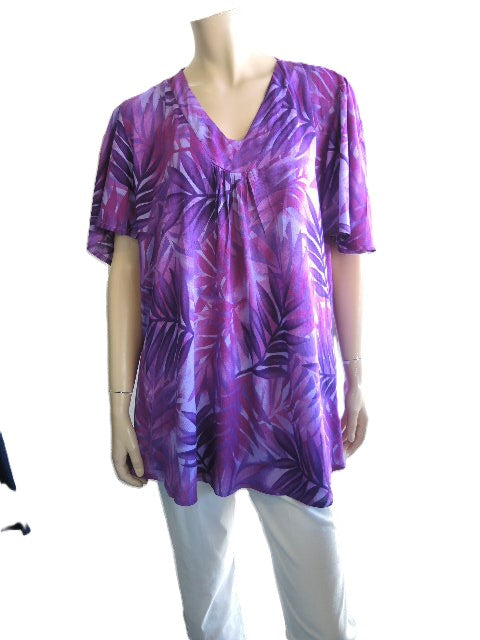 Plusss Crinkle Rayon Top